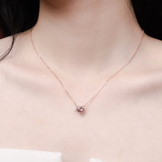 Morganite Heart