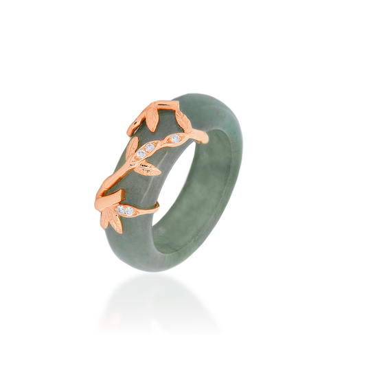 Autumn Jade Ring