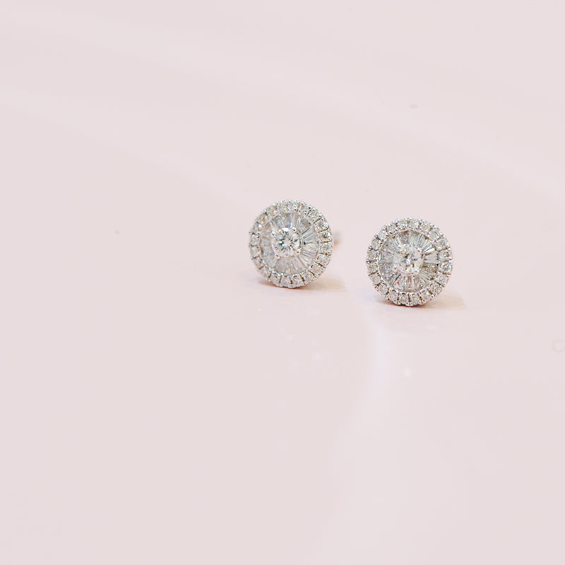 Trixie Round Earrings