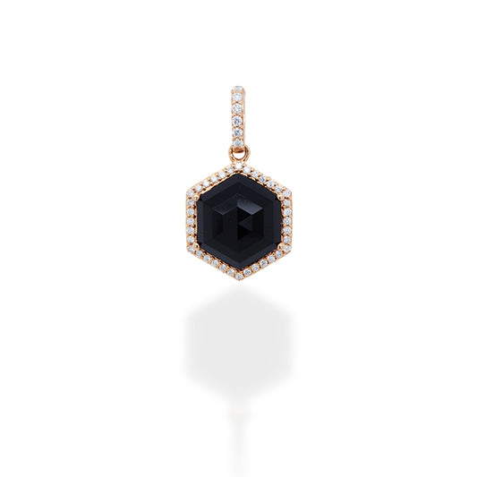 Esagono Black Onyx Pendant