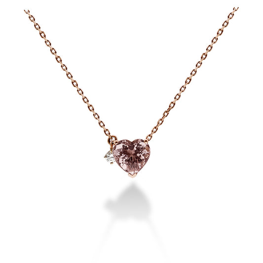 Morganite Heart