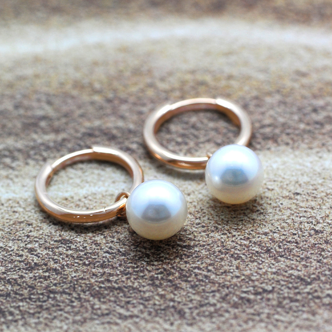 Freshwater Pearl Hoop