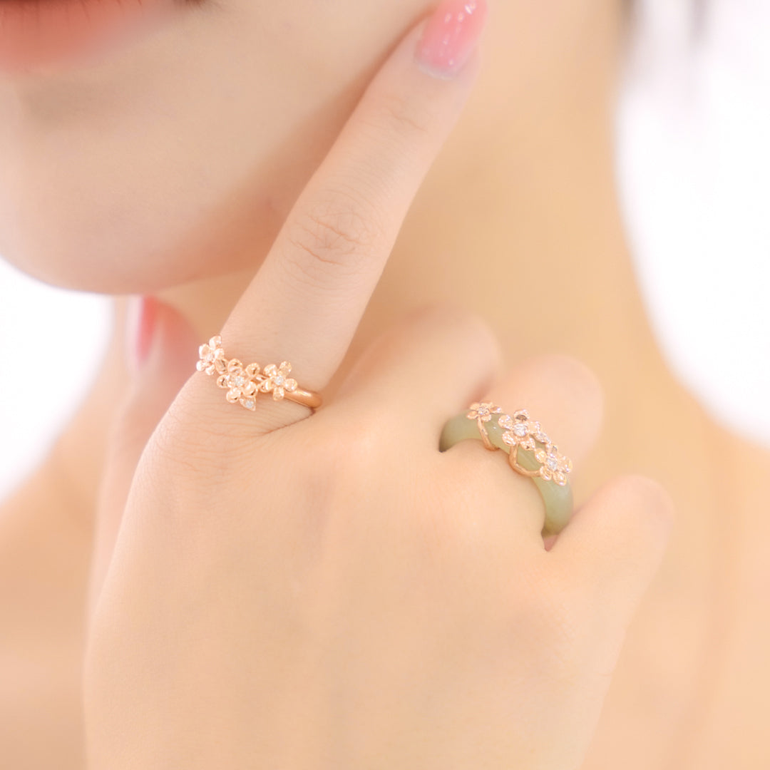 Springbloom Jade Ring