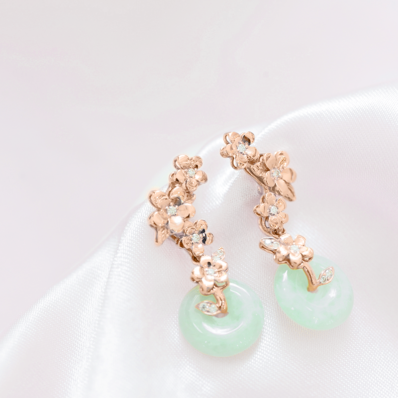 Springbloom Jade Earrings