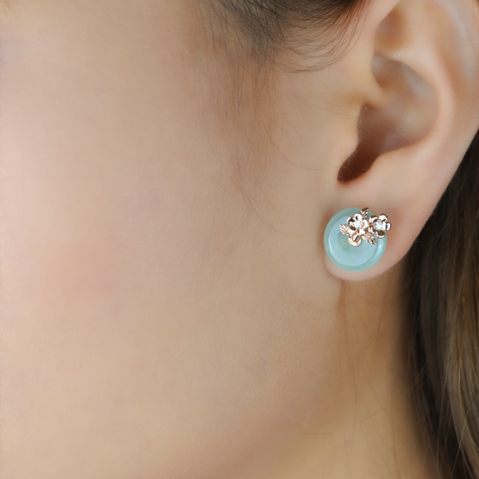 Springbloom Jade Studs